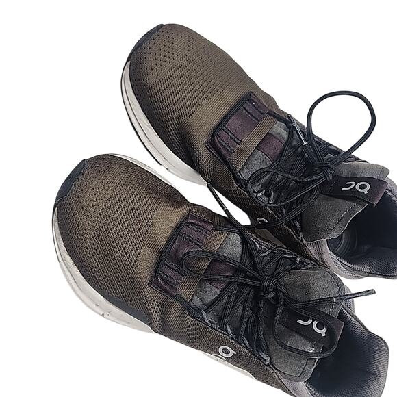 On Cloud Cloudnova Women's Athletic Running Shoes. Sz 8 Brown Black - Picture 3 of 9